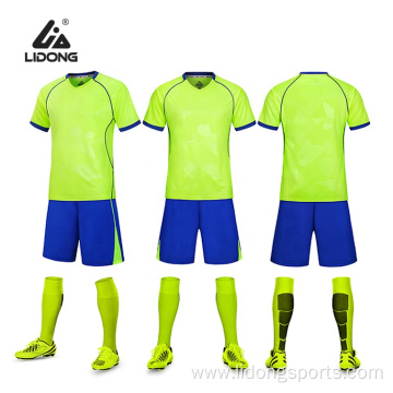 Custom Logo Mens Soccer Uniforms Soccer Wear Set